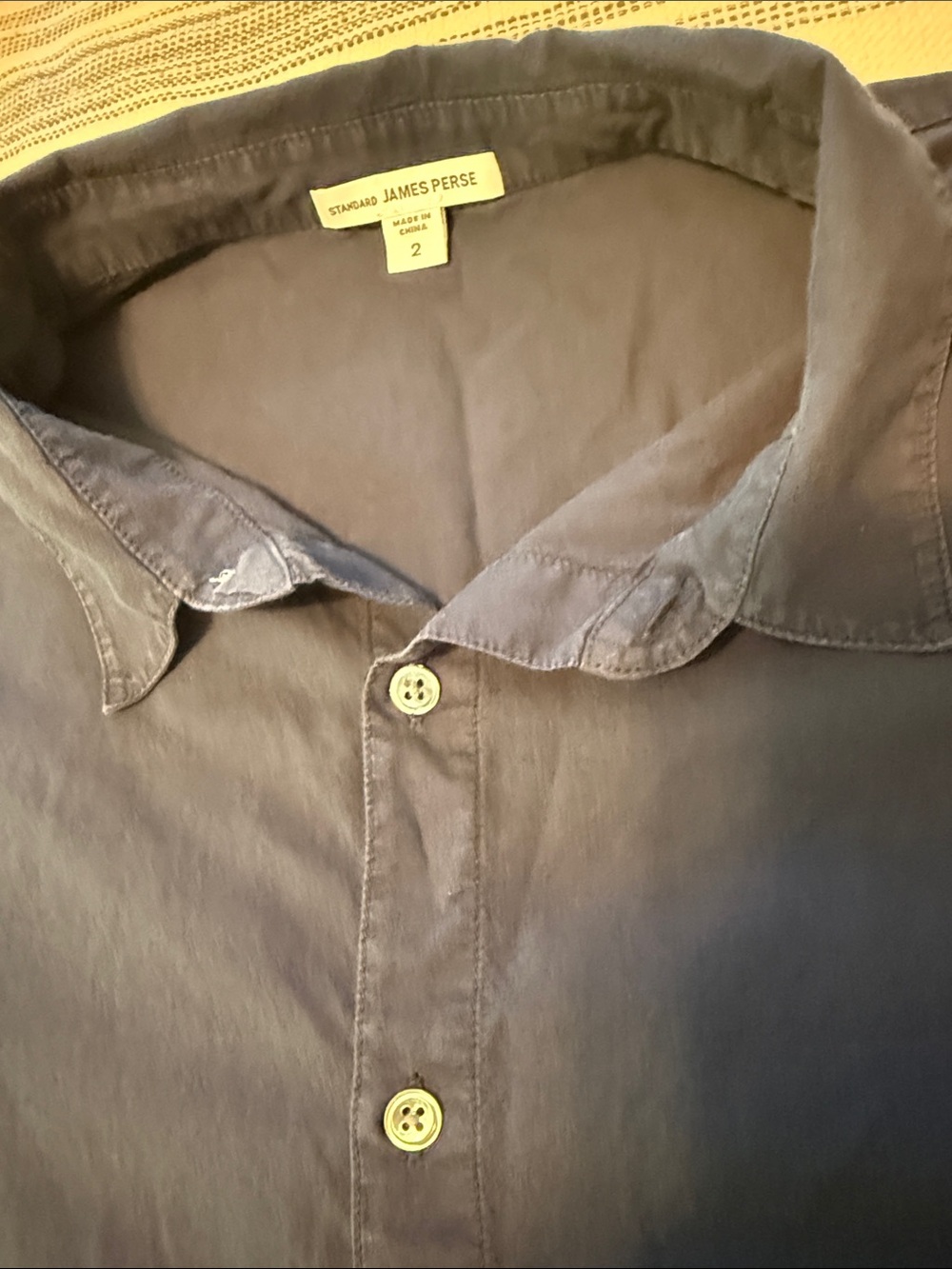 James Perse Standard Shirt in Navy